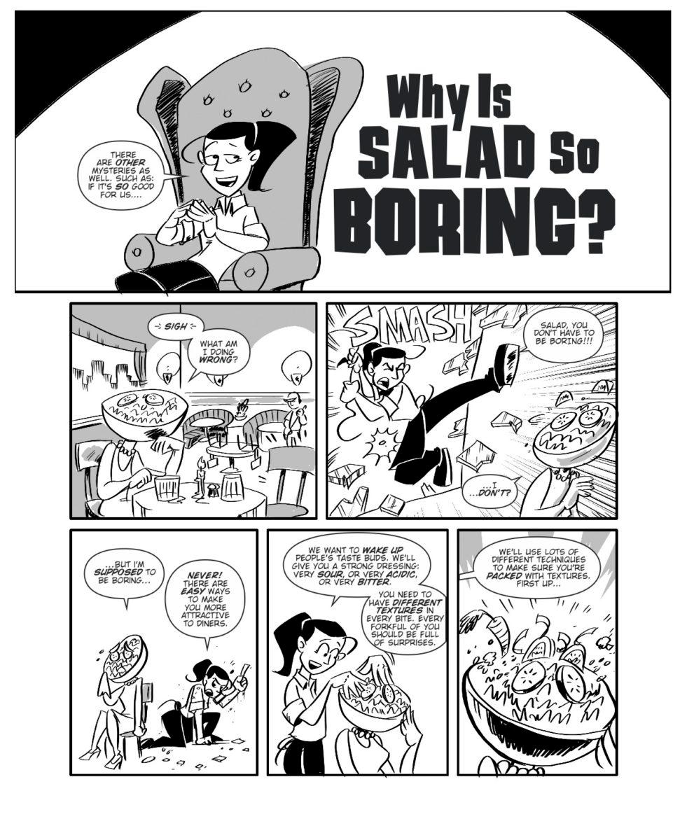 A page of Dirt Candy Cookbook