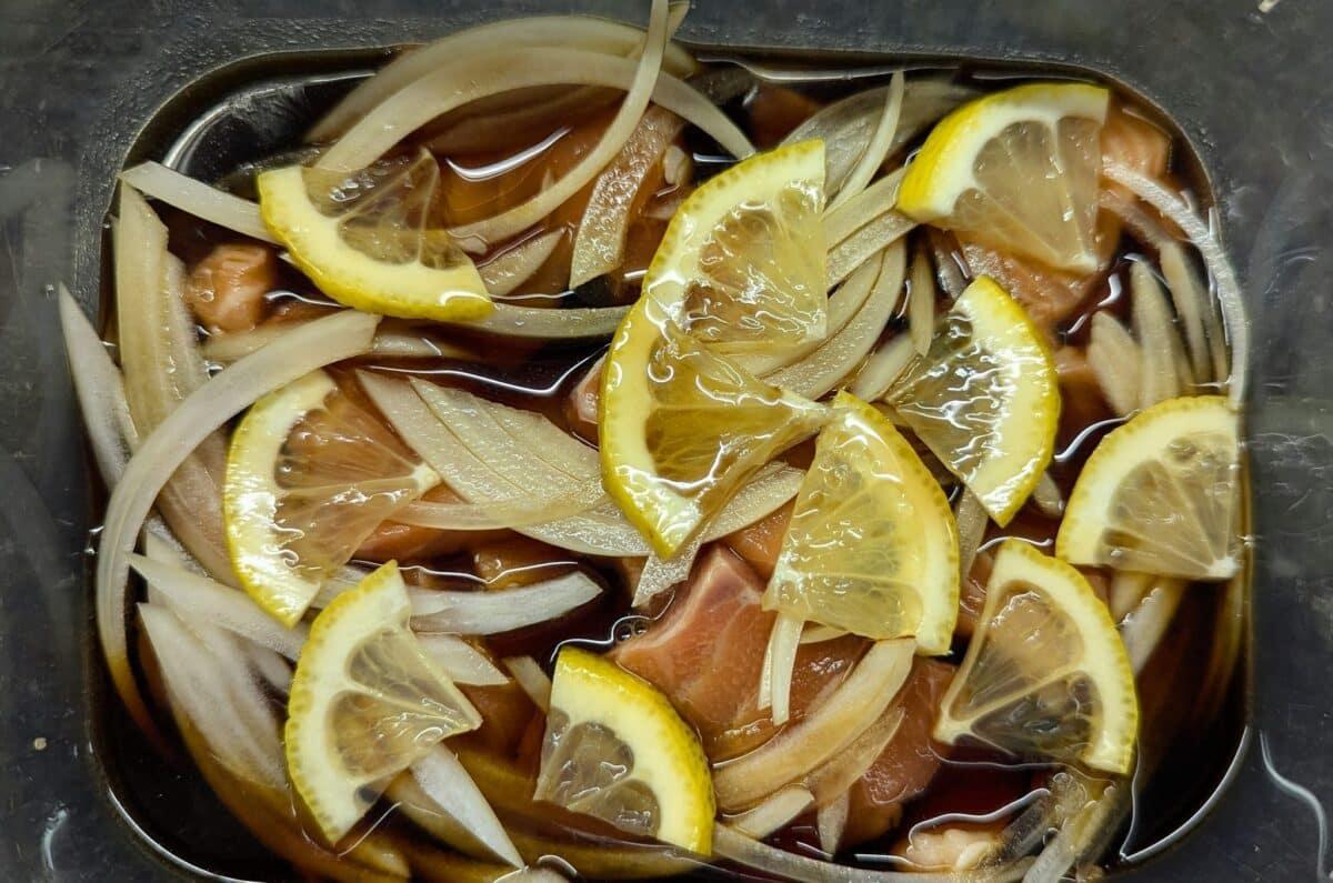Yeoneojang (Korean Soy Marinated Raw Salmon)